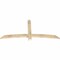 Ekena Millwork Bellingham Rough Sawn Timber Gable Bracket, Douglas Fir, 72"W x 33"H x 2"D x 4"F, 11/12 Pitch GBW072X33X0204BEL00RDF - alternate 4